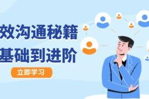 (12754期)高效沟通秘籍:成长有方向,从基础到进阶,图文音频一应俱全