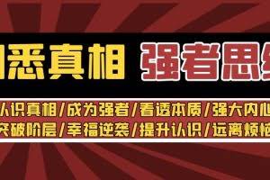 洞悉真相 强者思维：认识真相/成为强者/看透本质/强大内心/提升认识