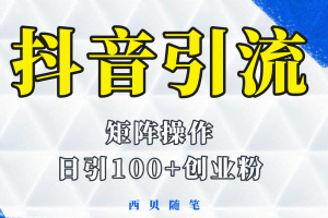 分享如何通过抖音图文引流，矩阵操作日引百粉的方法和实操