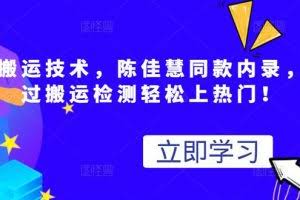 最新搬运技术视频替换，陈佳慧同款内录，测试最高跑了2亿