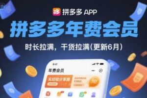 拼多多年费会员，实经验分享操，时长拉满，干货拉满(更新9月)