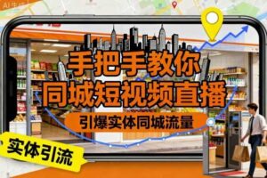 手把手教你同城短视频直播，引爆实体同城流量
