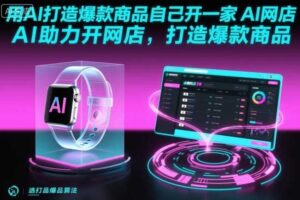 用AI打造爆款商品自己开一家AI网店，AI助力开网店，打造爆款商品