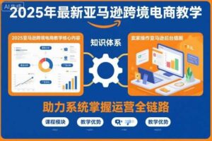 2025年最新亚马逊跨境电商教学，助力卖家系统掌握亚马逊运营全链路知识