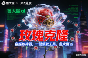 （16983期）玫瑰克隆神器，ai鲁大魔，自媒体必备的软件，一键爆款，详细教程