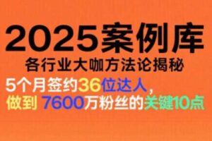 波波来了案例库，收录各行业大咖的方法论，各行业大咖方法论揭秘（更新2026年3月）