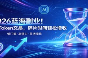 AI Token算力赛道!普通人可入局的数字副业,零门槛快速起步