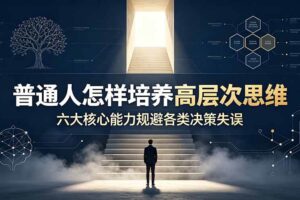 (19479期)付费文章:普通人怎样培养高层次思维,六大核心能力规避各类决策失误