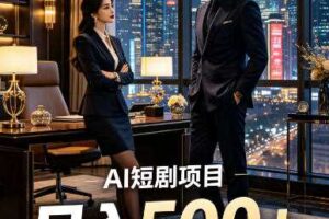 快手AI短剧自动发布,矩阵批量运营变现,轻资产副业项目,日入500+【揭秘】