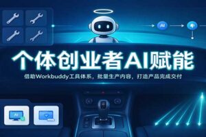 个体创业者AI赋能:借助Workbuddy工具体系,批量生产内容,打造产品完成交付